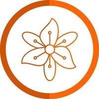 Freesia Vector Icon Design