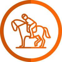 Equestrian Vector Icon Design