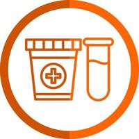 Urine Test Vector Icon Design