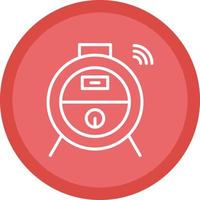 Robot Vacuum Vector Icon Design