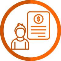 Auditor Vector Icon Design