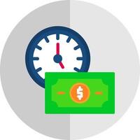 Time Is Money Vector Icon Design