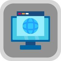 Web Browser Vector Icon Design