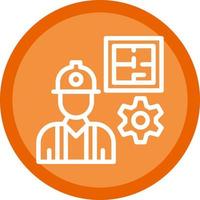 Civil Engineer Vector Icon Design