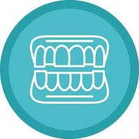 Denture Vector Icon Design