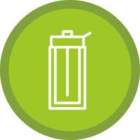 Wattle Bottle Vector Icon Design