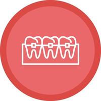 Braces Vector Icon Design