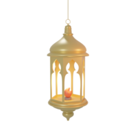 3d Ramadhan lantaarn transparant achtergrond png
