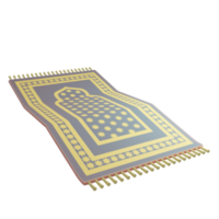 3D prayer rug transparent background png