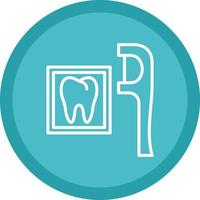 Dental Floss Vector Icon Design