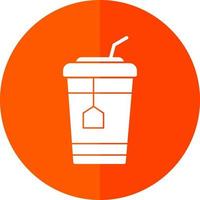 Ice Tea Vector Icon Design