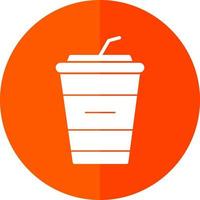 Milkshake Vector Icon Design