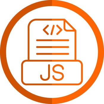 diseño de icono de vector de archivo javascript