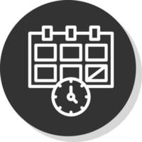 Deadline Vector Icon Design