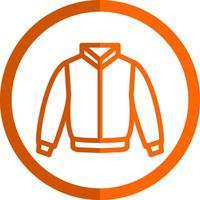 diseño de icono de vector de chaqueta varsity