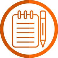 Taking Notes Vector Icon Design