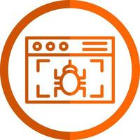 Virus Detection Vector Icon Design