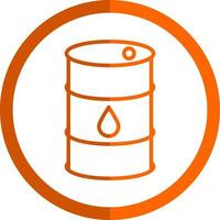 Oil Barrell Vector Icon Design