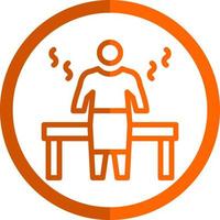Sauna Vector Icon Design