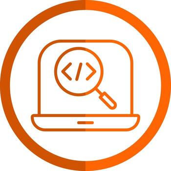 Code Testing Vector Icon Design