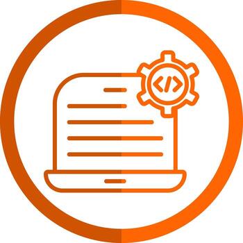 Code Setting Vector Icon Design