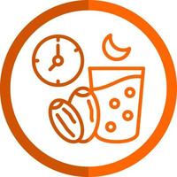 Ramadan Fasting Vector Icon Design