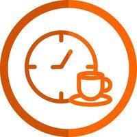 Coffee Break Vector Icon Design