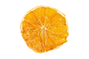 Orange dried fruit isolated on a transparent background png