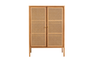 Beige storage cabinet isolated on a transparent background png