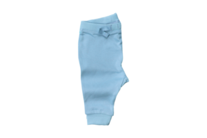 Blue baby pants isolated on a transparent background png