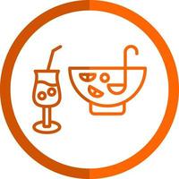 Punch Drink Vector Icon Design