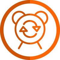 Alarm Repeat Vector Icon Design