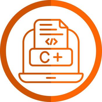 diseño de icono de vector de lenguaje de codificación