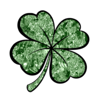 Clover leaf and green bling background png