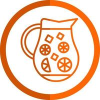 Lemonade Jug Vector Icon Design