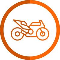 diseño de icono de vector de bicicleta de carrera