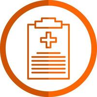 Medical Report Vector Icon Design