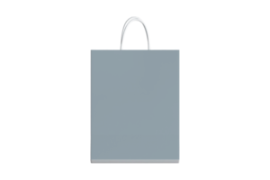Blue bag isolated on a transparent background png