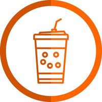 Bubble Tea Vector Icon Design