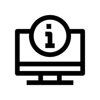 computer icon for your website, mobile, presentation, and logo design. vector