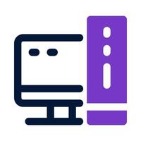 personal computer icon for your website, mobile, presentation, and logo design. vector
