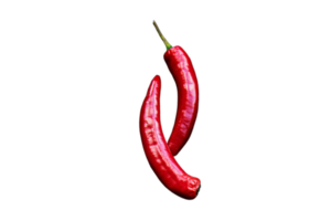 Red hot chilli isolated on a transparent background png
