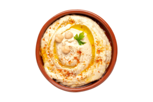 Hummus isolated on a transparent background png