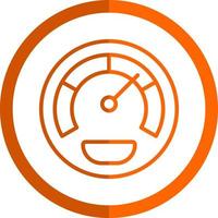 Speedometer Vector Icon Design