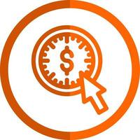Pay Per Click Vector Icon Design