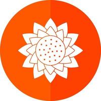 diseño de icono de vector de girasol