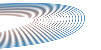 onda Linee liscio fluente dinamico multicolore pendenza isolato su trasparente sfondo png