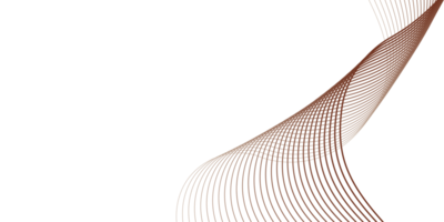 lignes d'onde dégradé multicolore dynamique fluide isolé sur fond transparent png