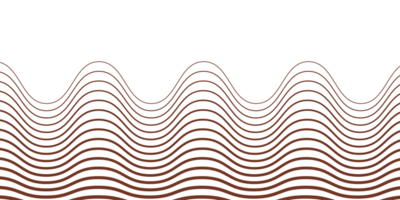 líneas de onda degradado multicolor dinámico que fluye suavemente aislado sobre fondo transparente png