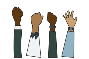 personas levantamiento manos ese son diferente etnicidad, género, años y piel color png